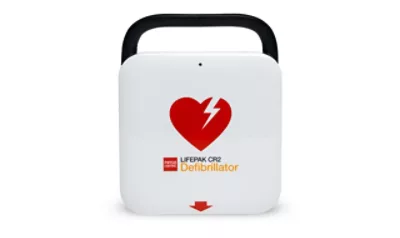 Stryker LIFEPAK CR2 Semi-Automatic Wi-Fi AED with Handle (SKU 99512-001262)