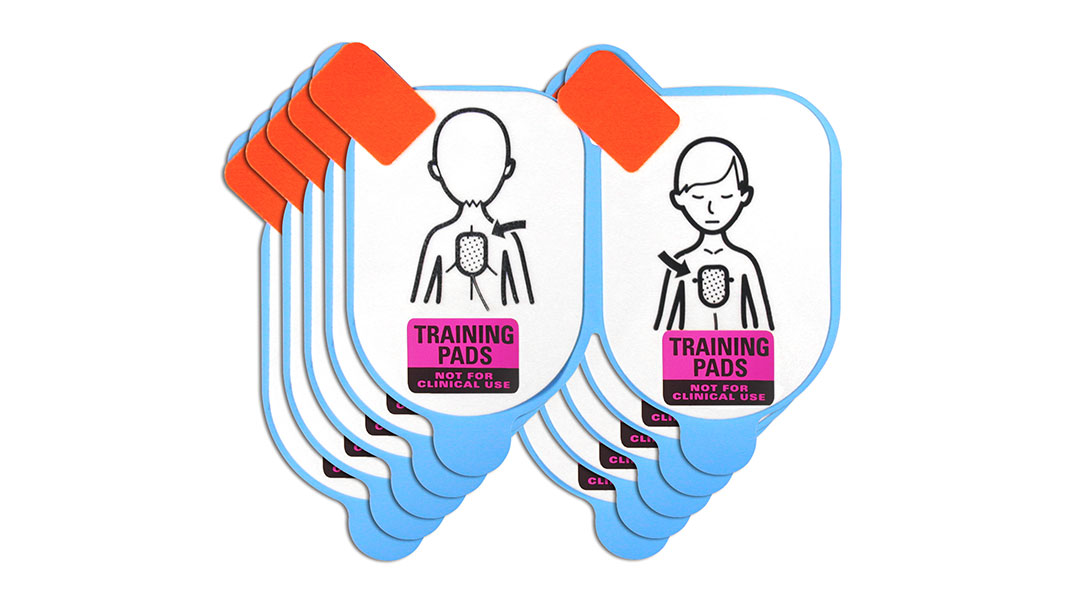 Defibtech DDP-205TR infant and child trainer pad five-pair product image